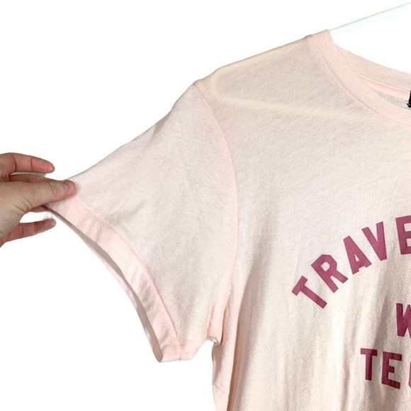 Wildfox Pink Travels Well With Tequila T-Shirt Size Small - Picture 6 of 15